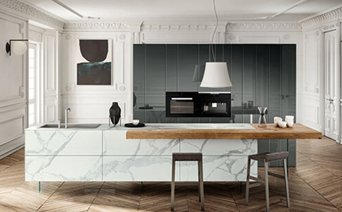 Cucina 36e8 Marble XGlass